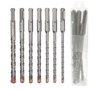 Ensemble de 7 forets SDS Plus pour béton et pierre, avec 4 arêtes de coupe