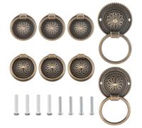 Ensemble de 8 boutons vintage pour commode, comprenant des poignées et des boutons