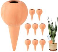 Ensemble de 8 cônes d'irrigation automatique Unyqoos® – système d'arrosage autonome pour plantes d'intérieur, de balcon et en pot, compatible avec les bouteilles de vin et en PET