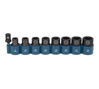 Ensemble de 8 douilles 1/2" pour visseuses à chocs - MAKITA E-16645