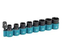 Ensemble de 8 douilles + adaptateur 1/4" pour visseuse à chocs - MAKITA B-54645