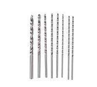 Ensemble de 8 forets hélicoïdaux HSS, kit d’outils rotatifs extra longs de 200 mm pour métal et bois, forets à tige ronde de 4 mm à 10 mm en acier rapide, adaptés à l’aluminium, au