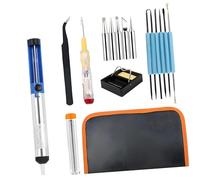 Ensemble de 8 pièces à souder multifonction comprenant des outils essentiels et un fer à souder pour un travail détaillé et des travaux manuels, ensemble d'outils de soudage à température