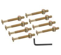 Ensemble de 8 vis et écrous pour lit superposé, vis de meubles M8 x 75 mm