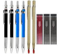 Ensemble De 9 Crayons De Charpentier De 2mm, Noyau De Stylo Et Outil De Grattoir En Carbure, Crayon Mécanique, Utilisé Pour Dessiner, Écrire, Croquis