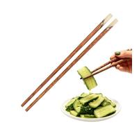 Ensemble de baguettes portables - Ustensile de salle à manger réutilisable, bâtonnets de sushi de 9,84 pouces avec design de préhension, préparation des repas, étui de transport, couverts écologiques