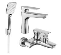 Ensemble de baignoire Mexen Axel R62, chrome - 73803R62-00