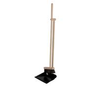 Ensemble De Balai Et Pelle Faule Grete En Bois Naturel Long