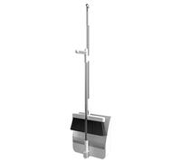 Ensemble de Balayette et Pelle à Balai, Pelle et Balayette Long Manche, Balai Rotatif 180 Degrés, Pelle à Balai avec Peigne, Outils de Nettoyage pour Maison Cuisine Chambre Bureau Extérieur Intérieur