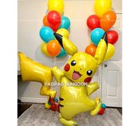 Ensemble de ballons en aluminium Pokemon Pikachu, décoration de fête d'anniversaire pour enfants, ballons de décoration pour réception-cadeau pour bébé A 5