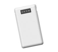 Ensemble de banques d ' alimentation 21700 sans soudure 2 emplacements pour batterie Affichage en temps réel Protections de sécurité Boîtier ABS Batterie non incluse Ensemble d ' alimentation mobile à