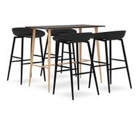 Ensemble de bar 5 pcs Noir Noir G