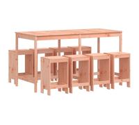 Ensemble de bar de jardin 9 pcs bois massif douglas