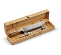 Ensemble de barbecue PREMAX fabriqué à la main 89098 en acier inoxydable AISI 420 C pour usage alimentaire, 25 cm