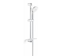 Ensemble de barres de douche avec porte-savon Tempesta 100 à 3 jets, chromé