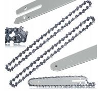 Ensemble de barres de guidage 20 cm + 2 chaînes 1/4" - Tempéré | pour Mini Sega