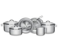 Ensemble de batterie de cuisine, 6 pièces, en acier inoxydable, compatible avec les plaques à induction, résistant à la chaleur du four