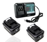 Ensemble de batteries 2 x 12V 4,0Ah + chargeur pour outils Makita