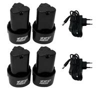 Ensemble de batteries rechargeables, compatible avec les outils sans fil, capacité de 3000 mAh, 3,0 Ah, chargeur double (2)