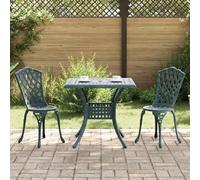 Ensemble de Bistro 3 Pièces VIDAXL - Aluminium Vert
