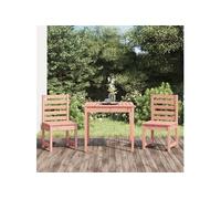 vidaXL Ensemble de jardin bistrot 3 pièces bois massif douglas