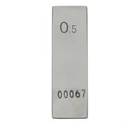 Ensemble de blocs de jauge en acier pour mesurer, calibre standard de dureté 64, épaisseur métrique pour inspection d'atelier et outils d'étalonnage (0,5)