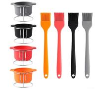 Ensemble de Bols à Condiments Résistant à la Chaleur(1) | Matériau silicone , résistant aux hautes températures, pour idéal pour fours et grils, design polyvalent