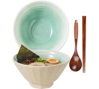 Ensemble de bols à ramen, grand bol à pâtes avec cuillère, baguettes, bols à soupe, bols à soupe, bols à céréales, saladiers (C)