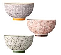 Ensemble de bols "Isabella" fait main / 3 couleurs assorties / set de 3/11 x 6,5 cm de haut - Bloomingville