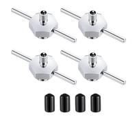 Ensemble de bouchon de remplissage de pulvérisateur, pièce de rechange en acier inoxydable Compatible avec le connecteur fileté de configuration de recharge 19487