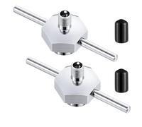 Ensemble de bouchon de remplissage de pulvérisateur, pièce de rechange en acier inoxydable Compatible avec le connecteur fileté de configuration de recharge 19487
