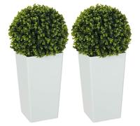 Ensemble de boules d'eucalyptus artificiel, 65 cm, traitées anti-UV, vertes