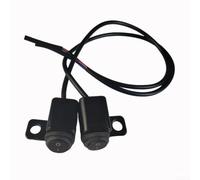 Ensemble de boutons de commutation étanches à double fonction pour moto | Aluminium léger, étanche IP65, configuration à double fil, installation facile, finition noire