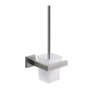 Ensemble de Brosse de Toilette carrée Moderne, avec Conception sans Pointe et poignée Confortable pour Salle de Bain, Brosse de Toilette Solide