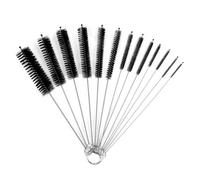 Ensemble de brosses de nettoyage efficaces et polyvalentes, paquet de 13, pour paille de biberon Le noir