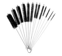 Ensemble de brosses de Nettoyage - Nettoyer de Tube en Nylon, kit d'époudeur de Tuyau | Tiles de Bouteille Flexibles, Outil de Lavage de Paille, en Verre à Longue poignée, détaillant en enton