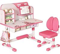 Ensemble de bureau et chaise enfant réglables en hauteur, de haute qualité, avec un motif d'astronautes