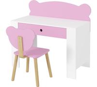 Ensemble de bureau pour enfant avec plateau et tiroir Bureau et chaise pour enfant en forme d'ours Bureau d'écolier Table pour enfant Bureau pour adolescent