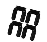 Ensemble de butées de meubles roulants, pack, B | Butée de roue de meubles en caoutchouc, butée de roue de roulette en caoutchouc en forme de U de 4 pièces