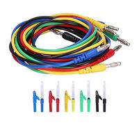 Ensemble de câbles de test à connecteurs banane, kit de fils de test électrique avec pince et sonde, fil de test flexible de 1 mètre et 4 mm pour la diagnostic