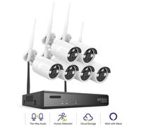 Ensemble de caméras de sécurité - Caméra de surveillance Wi-Fi - Caméra IP - Caméra de surveillance - Caméra sans fil