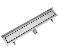 Ensemble de canalisation de douche en acier inoxydable, 70 cm, avec siphon et clapet anti-odeurs