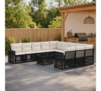 Ensemble de canapé de jardin polyrotin Canapé Sièges extérieurs Transat vidaXL v