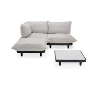 Ensemble de canapé lounge d'extérieur moyen gauche avec table Paletti Loungesofa LxWxH 180x180x90cm
