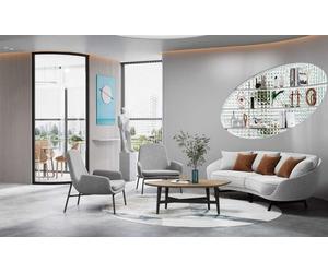 Ensemble de canapés 3+1+1 places Design Table basse Canapé Relax Moderne