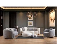 Ensemble de canapés 4 3 1 places Salon complet Canapés Set Modern Set Pouf