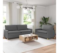Ensemble de Canapés 2 pc Tissu Mobilier de salon Sièges modernes vidaXL vidaXL