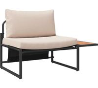 Ensemble de canapés de jardin vidaXL, 2 pièces, taupe, acier
