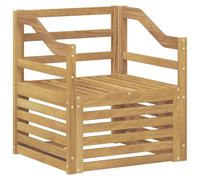 Ensemble de canapés d'extérieur vidaXL en bois massif d'acacia blanc