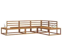 Ensemble de canapés d'extérieur vidaXL en bois massif d'acacia naturel